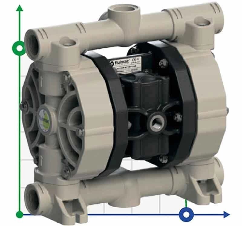 Мембранний насос  азотної кислоти PHOENIX P120 PP SANTOPRENE+PTFE, 120 л/хв від компанії BTS-ENGINEERING - фото 1