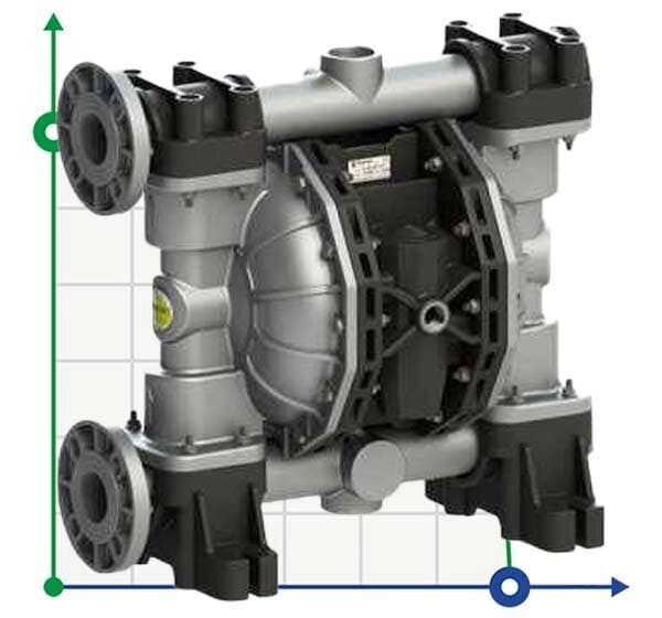 Мембранний насос для лаку PHOENIX P700 ALU HYTREL+PTFE, 700 л/хв від компанії BTS-ENGINEERING - фото 1