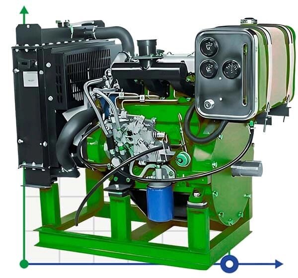 PD 385, 24kW дизельний двигун 3000rpm від компанії BTS-ENGINEERING - фото 1