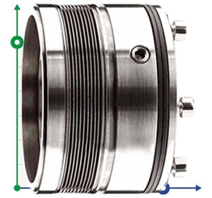 Ущільнення торцеве R-MFL WT80 70, CAR/SIC, PTFE, 316