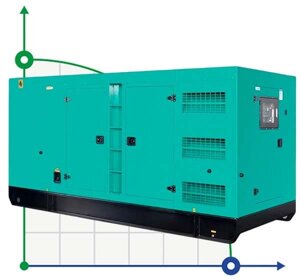 Промисловий дизельний генератор XHYC-300GF з ATS, двигун Cummins 400kVA, 300kW, 380V/50HZ закритого типу