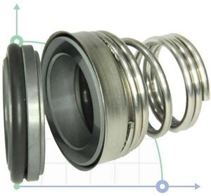 Механічне ущільнення R-BT-FN. NU 40, CAR/SIC, VITON, 304