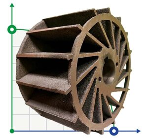 Робоче колесо до насосу 2BV5110, 218 mm, чавун