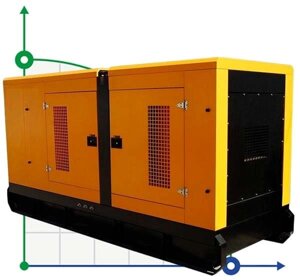 Промисловий дизельний генератор XHYV-280GF з ATS, двигун Volvo 350kVA, 280kW, 380V/50HZ закритого типу