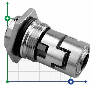 Торцеве ущільнення для Grundfos R-706H (CR) 22, SIC/SIC, VITON, 304