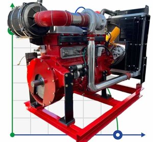 Дизельний двигун для насосних станцій PD 6102TL 165kW, 3000rpm з ВОМ