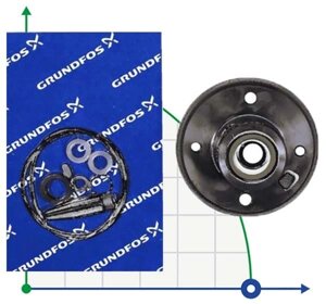 Ущільнення вала GRUNDFOS SEG. 40.09, 12, 15 комплект арт. 96076122