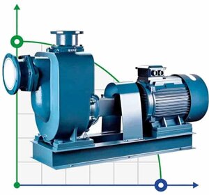 Насос для брудної води самовсмоктуючий BZWM300-800-20/4, 75kW, 1450