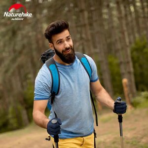 Рукавичкі нековзкі трикотажні Naturehike NH21FS035, розмір L, сірі