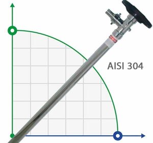 700 мм, AISI 304 насосна частина (труба) до насоса для бочок