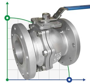 PN16 DN65 Кульовий кран з нержавіючої сталі AISI 304, Seat PTFE