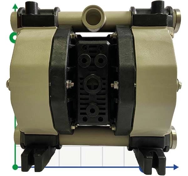 Пневматичний мембранний насос PHOENIX 100-PP 3/4, P100-PHTTPT від компанії BTS-ENGINEERING - фото 1