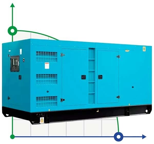 Промисловий дизельний генератор XHYC-1000GF з ATS, двигун Cummins 1250kVA, 1000kW, 380V/50HZ закритого типу від компанії BTS-ENGINEERING - фото 1