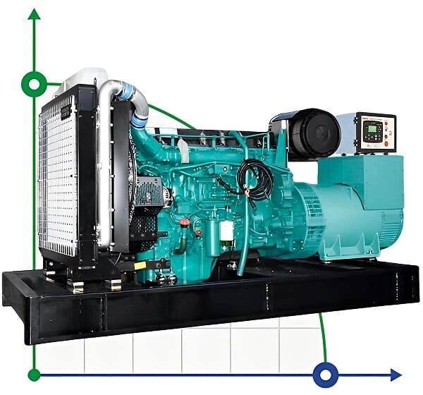 Промисловий дизельний генератор XHYV-200GF з ATS, двигун Volvo 250kVA, 200kW, 380V/50HZ відкритого типу від компанії BTS-ENGINEERING - фото 1