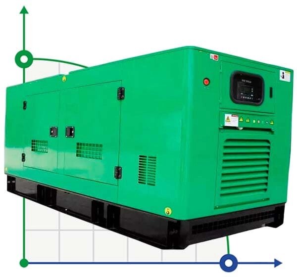 Промисловий дизельний генератор XHYW-1000GF з ATS, двигун Weichai 1250kVA, 1000kW, 380V/50HZ закритого типу від компанії BTS-ENGINEERING - фото 1