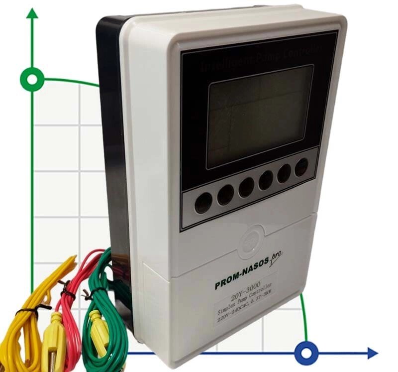 Пульт захисту керування насосу 20Y-3000, ABS пластик, 1-фазний 220В-240В, 0,37-3кВт від компанії BTS-ENGINEERING - фото 1
