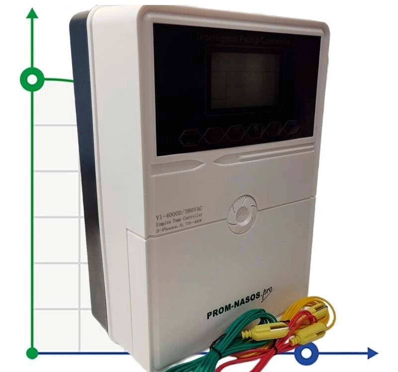 Пульт захисту керування насосу Y1-4000D, ABS пластик, 3-фазний 380В-415В, 0,75-4кВт від компанії BTS-ENGINEERING - фото 1
