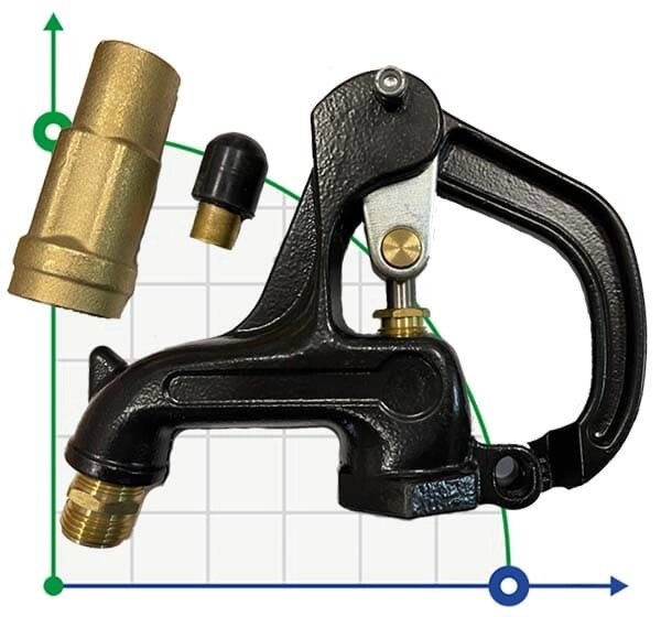 Ремкомплект до незамерзаючого гідранта (колонки): головка, клапан, плунжер від компанії BTS-ENGINEERING - фото 1