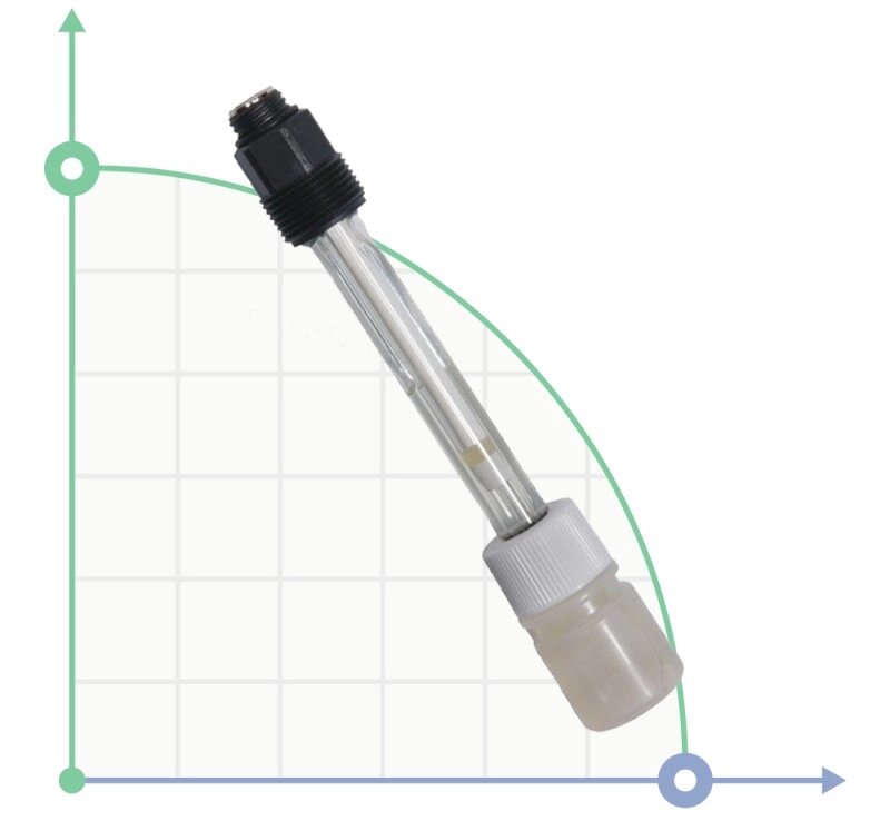 Різьбовий скляний електрод pH, 6 бар - 60 С від компанії BTS-ENGINEERING - фото 1