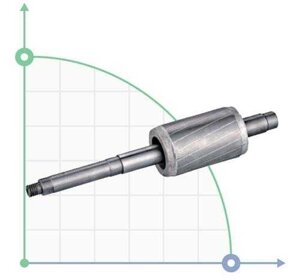 Ротор електродвигуна для дренажних та каналізаційних насосів
