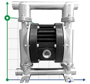 RUBY 015S-P-TST-T - насос пневматичний мембранний