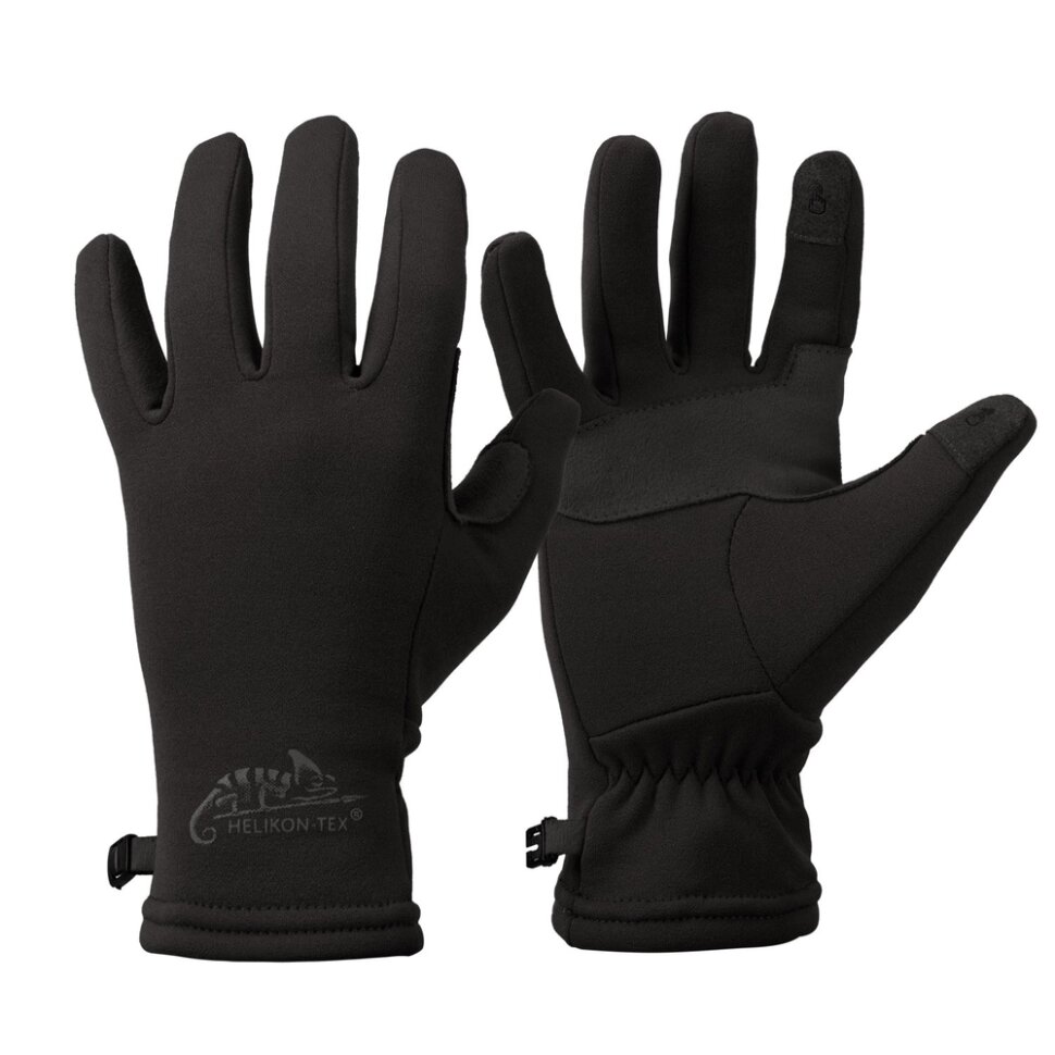 Рукавички для туризму Helikon-Tex  Tracker Outback Gloves - Black, розмір L від компанії BTS-ENGINEERING - фото 1