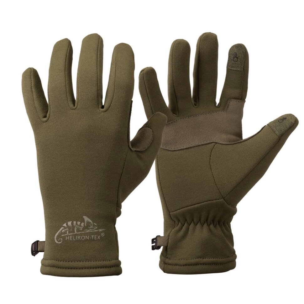 Рукавички для туризму Helikon-Tex Tracker Outback Gloves - Olive Green, розмір L від компанії BTS-ENGINEERING - фото 1