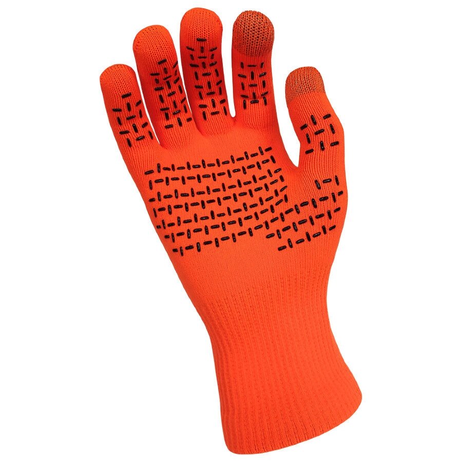 Рукавички водонепроникні Dexshell ThermFit Gloves, p-p L, помаранчеві від компанії BTS-ENGINEERING - фото 1