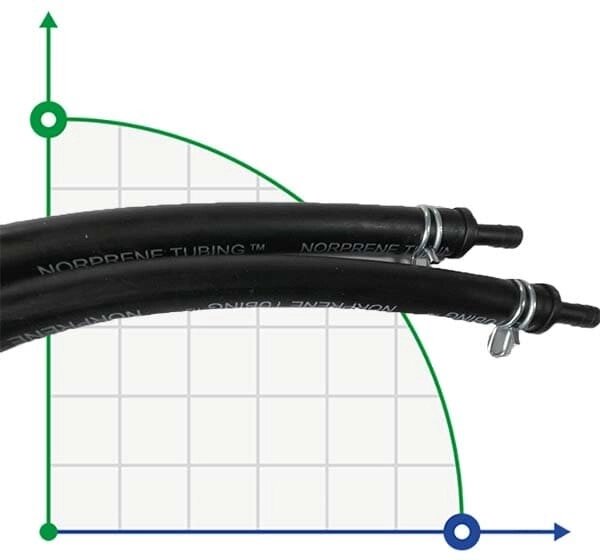 Шланг повнокомплектний 9,6х15,9, 28 cm, Norprene від компанії BTS-ENGINEERING - фото 1