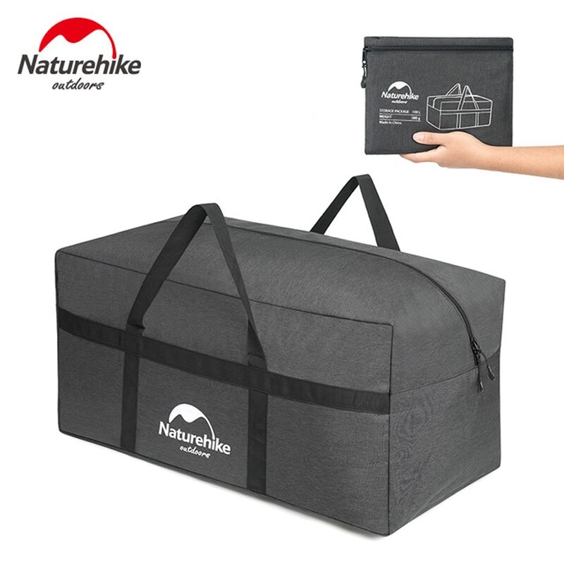 Сумка для зберігання портативна Naturehike NH17S021-L, 100 л, темно-сірий від компанії BTS-ENGINEERING - фото 1