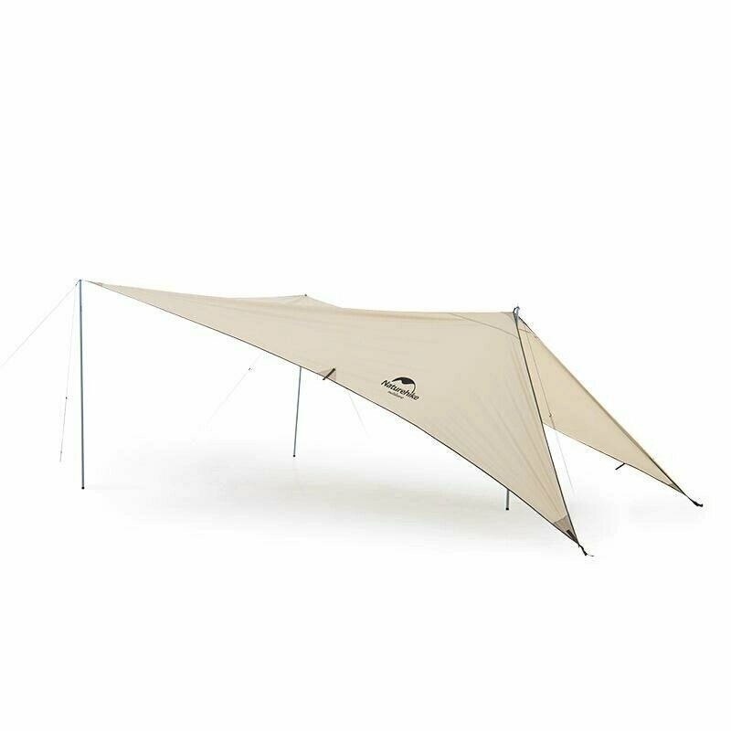 Тент для кемпінгу Naturehike Car Rear Canopy NH21TM001, 590*340 см, золотий (з трьома стійками) від компанії BTS-ENGINEERING - фото 1