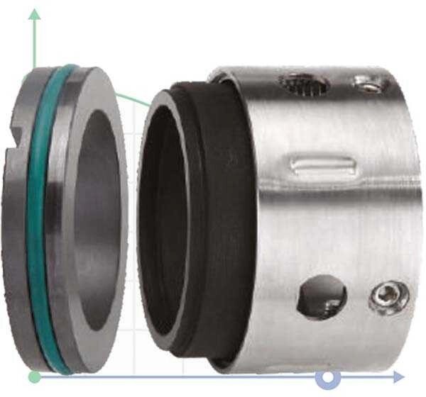 Торцеве механічне ущільнення R-8U 1.1/8, SIC/SIC, EPDM, 304, WG від компанії BTS-ENGINEERING - фото 1