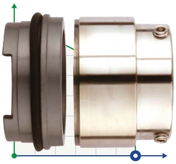 Ущільнення Grundfos Sarlin R-706SP 95, SIC/SIC, VITON, 304 від компанії BTS-ENGINEERING - фото 1