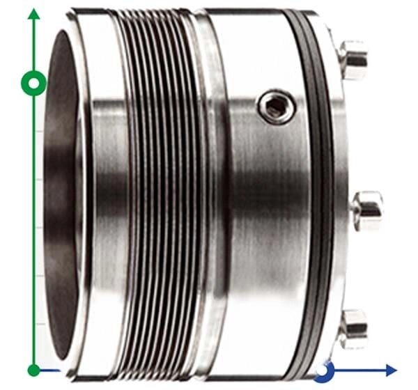 Ущільнення торцеве R-MFL WT80 18, CAR/SIC, PTFE, 316 від компанії BTS-ENGINEERING - фото 1