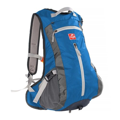 Велорюкзак з чохлом для шолома Naturehike 15 л sky blue NH15C001-B, синій