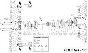 Верхнє кільце ущільнювача, EPDM, PHOENIX P30