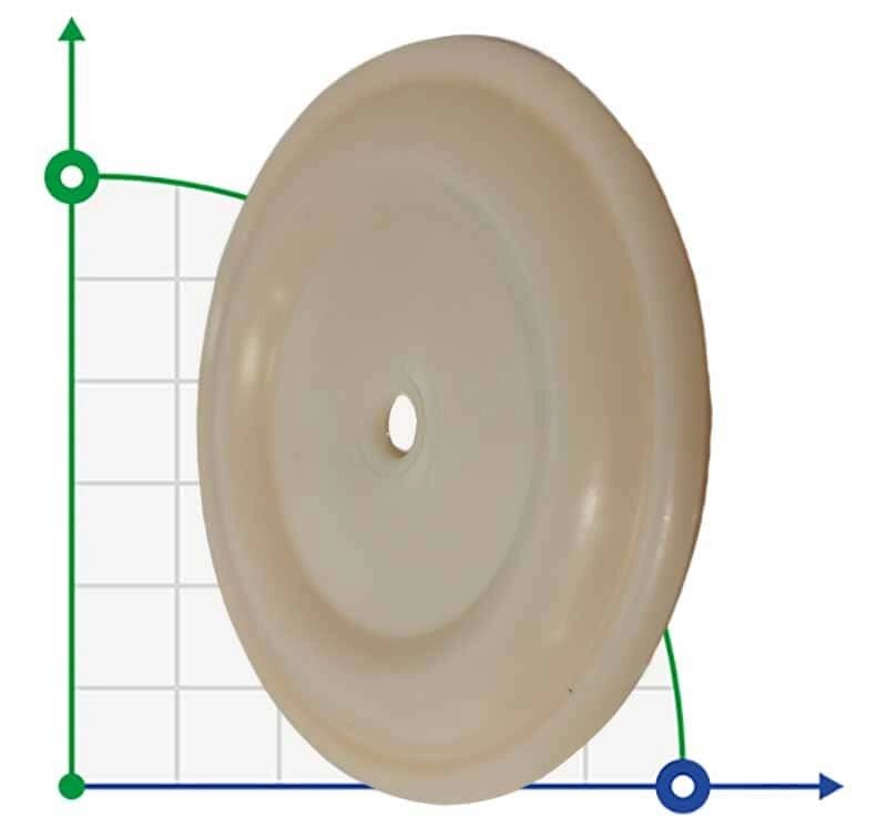 Внутрішня мембрана HYTREL для насосу FLUIMAC PHOENIX Р10-20-30 від компанії BTS-ENGINEERING - фото 1