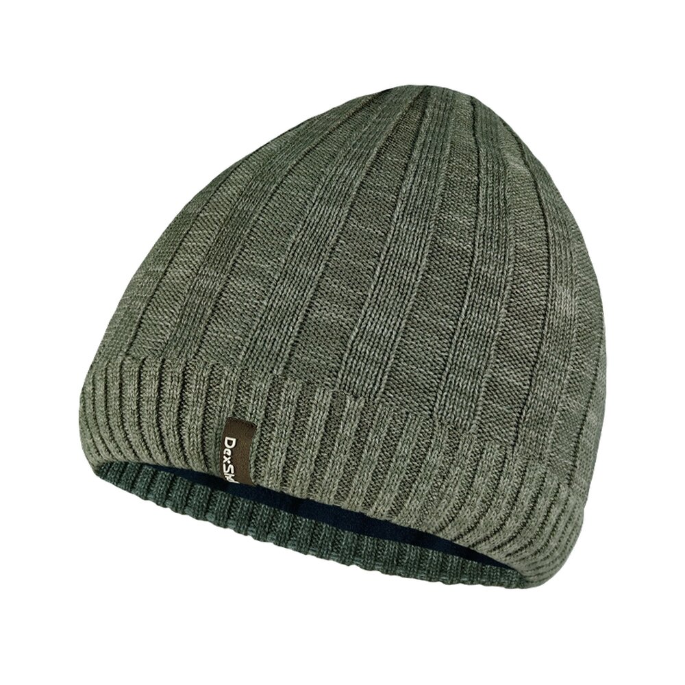 Водонепроникна шапка Dexshell Heathered Rib Knit Beanie, onesize (56-58 см), хакі від компанії BTS-ENGINEERING - фото 1