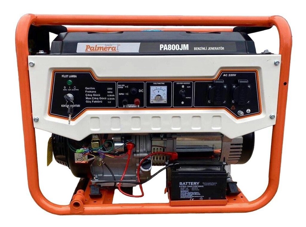 Бензиновий генератор Palmera PA800JM (6.5 кВт) однофазний від компанії Top Master - фото 1