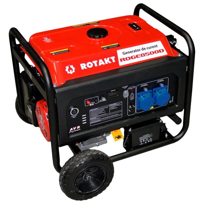 Бензиновий генератор Rotakt ROGE8500D (8.5 кВт + автоматика) від компанії Top Master - фото 1