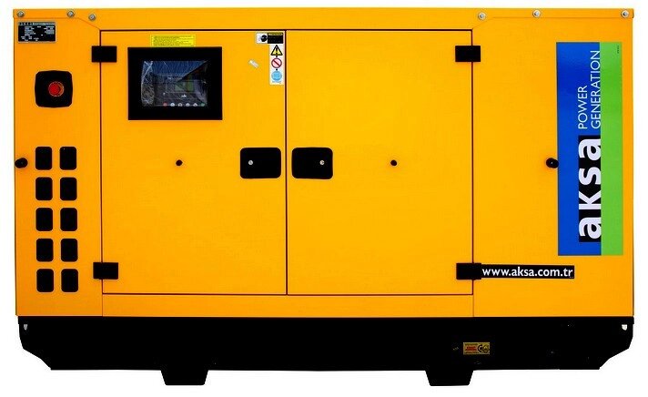 Дизельний генератор AKSA APD 75 A (60 кВт) в кожусі від компанії Top Master - фото 1