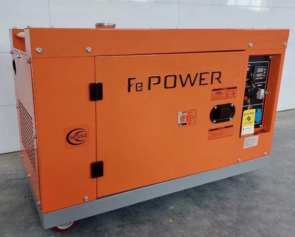 Дизельний генератор Power FE1000 (8.5 кВт) закритого типу від компанії Top Master - фото 1