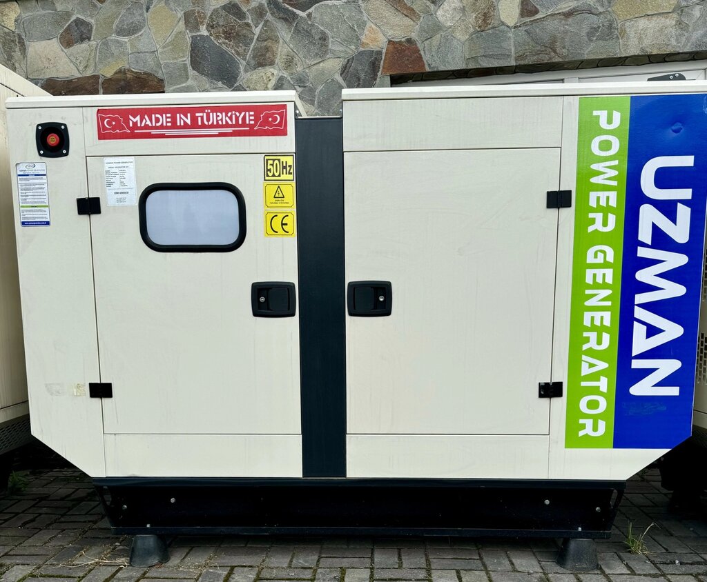 Дизельний генератор UZMAN R-33 ( 33 kva-26 kw)+AVR Турция від компанії Top Master - фото 1