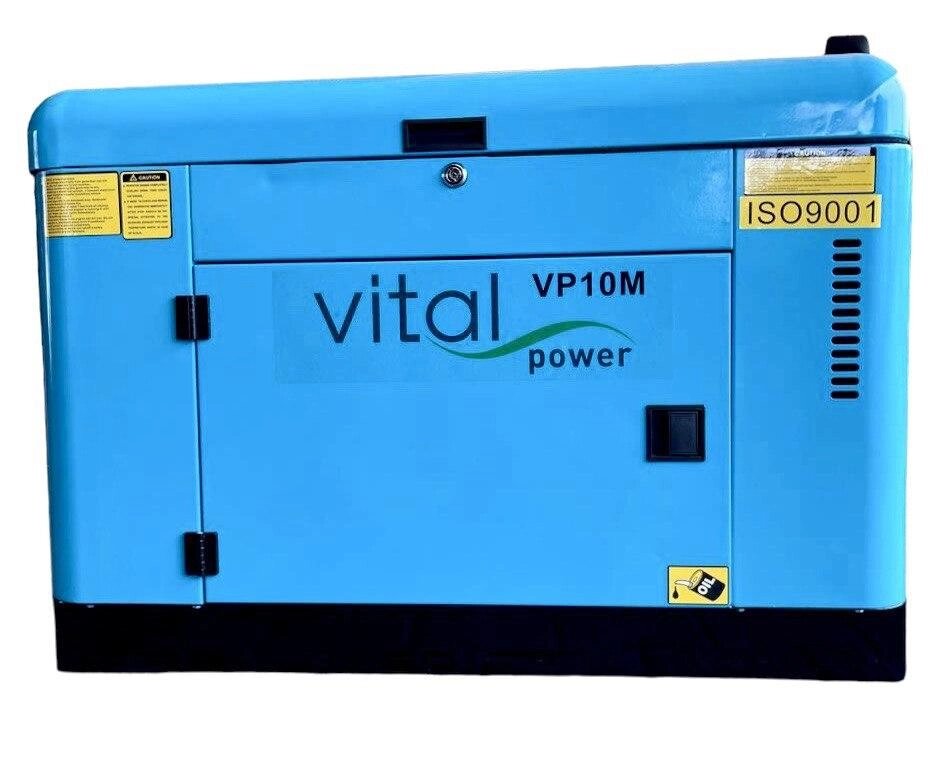 Дизельний генератор Vital power VP10M (10 кВА 220) від компанії Top Master - фото 1
