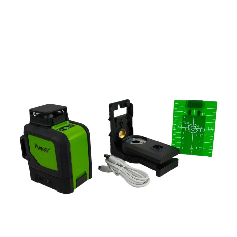 Лазерний рівень Huepar 3D green HP-903CG від компанії Top Master - фото 1