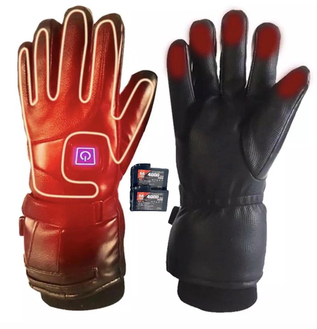 Перчатки (рукавички) з підігрівом 4000 мAh PIXMY на акумуляторах (+55°С) від компанії Top Master - фото 1