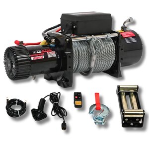 Лебідка автомобільна електрична Profter 20000 LBS 24V (9090 кг)
