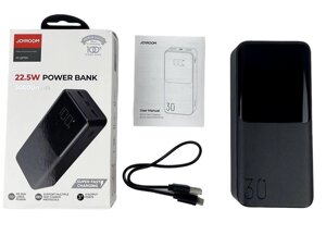 Портативний акумулятор 30000 mAh Joyroom LED Display Power Bank (22.5W JR-QP192) павербанк