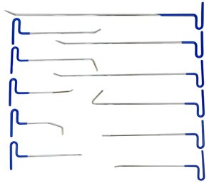 Гачки для рихтування вм'ятин Q-005 (11 шт) набір гачків PDR