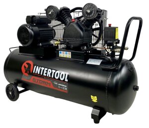 Компресор поршневий 100 л Intertool PT-0014 (3.0 кВт 500 л/хв)
